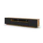 TV-Lowboard von BIM Furniture, in der Farbe Schwarz, aus Holz, andere Perspektive, Vorschaubild