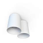 Deckenlampe von LICHT-ERLEBNISSE, in der Farbe Weiss, aus Kunststoff, Vorschaubild