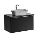 Waschbeckenunterschrank von einfachgutemoebel, in der Farbe Schwarz, aus Holzwerkstoff, andere Perspektive, Vorschaubild