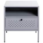 Nachttischkommode von HAKU Möbel, in der Farbe Grau, aus Metall, Vorschaubild