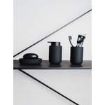 Seifenspender von Möve, in der Farbe Schwarz, aus Keramik, andere Perspektive, Vorschaubild