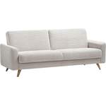 2/3-Sitzer Sofa, in der Farbe Beige, aus Cord, andere Perspektive, Vorschaubild