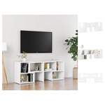 TV-Lowboard von VIDAXL, in der Farbe Weiss, aus Holzwerkstoff, andere Perspektive, Vorschaubild