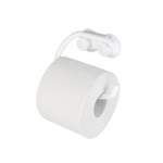 Toilettenpapierhalter von Axentia, in der Farbe Weiss, aus Kunststoff, andere Perspektive, Vorschaubild