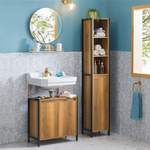 Waschbeckenunterschrank von Maisons du Monde, in der Farbe Braun, aus Metall, andere Perspektive, Vorschaubild
