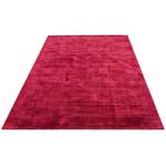 Teppich von Leonique, in der Farbe Rot, aus Viskose, andere Perspektive, Vorschaubild