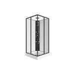 Dusch von Shower & Design, in der Farbe Schwarz, aus Sicherheitsglas, andere Perspektive, Vorschaubild