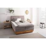 Boxspringbett von OTTO products, in der Farbe Grau, aus Massivholz, andere Perspektive, Vorschaubild