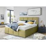 Polsterbett von Halmon Schlafkomfort Betten, in der Farbe Gold, aus Holzwerkstoff, andere Perspektive, Vorschaubild
