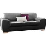 2/3-Sitzer Sofa von DOMO collection, in der Farbe Schwarz, aus Holzwerkstoff, Vorschaubild