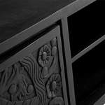 Waschbeckenunterschrank von Möbel Exclusive, in der Farbe Schwarz, aus Massivholz, andere Perspektive, Vorschaubild