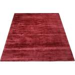 Teppich von andas, in der Farbe Rot, aus Viskose, andere Perspektive, Vorschaubild