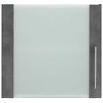 Küchen-Hängeschrank, in der Farbe Grau, aus Milchglas, andere Perspektive, Vorschaubild
