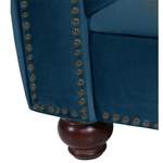 Chesterfieldsessel von Max Winzer, in der Farbe Blau, aus Textil, andere Perspektive, Vorschaubild