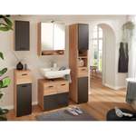 Waschbeckenunterschrank von loftscape, in der Farbe Braun, aus Holzwerkstoff, andere Perspektive, Vorschaubild