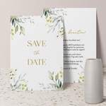 Save-the-Date Karte der Marke MY FAM POSTER | Personalisierte Poster