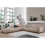 Ecksofa von GALLERY M branded by Musterring, in der Farbe Beige, aus Leder, andere Perspektive, Vorschaubild