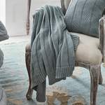 Bettuberwurf von Loberon, in der Farbe Grau, aus Baumwolle, Vorschaubild