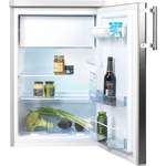 Kühlschrank von Amica, in der Farbe Silber, aus Glas, andere Perspektive, Vorschaubild