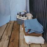 Badetuch von Humdakin ApS, in der Farbe Braun, aus Baumwolle, andere Perspektive, Vorschaubild