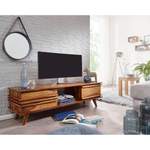 TV-Lowboard von Naturoo, in der Farbe Braun, aus Massivholz, andere Perspektive, Vorschaubild