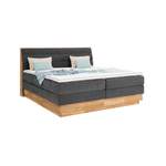 Boxspringbett von OTTO products, in der Farbe Grau, aus Polyester, andere Perspektive, Vorschaubild