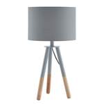 Beistelltischlampe von home24, in der Farbe Grau, aus Massivholz, andere Perspektive, Vorschaubild