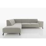 Ecksofa von Stylefy, in der Farbe Silber, aus Velours, andere Perspektive, Vorschaubild