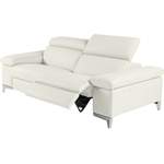 2/3-Sitzer Sofa von Nicoletti Home, in der Farbe Weiss, aus Leder, andere Perspektive, Vorschaubild