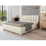 Boxspringbett von Deine Möbel 24, in der Farbe Beige, aus Velours, andere Perspektive, Vorschaubild