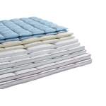 Bettdecke von RIBECO, in der Farbe Weiss, aus Baumwolle, andere Perspektive, Vorschaubild