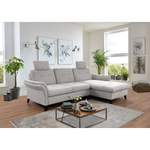 Ecksofa von sit&more, in der Farbe Silber, aus Textil, andere Perspektive, Vorschaubild