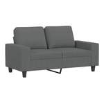 2/3-Sitzer Sofa von vidaXL, in der Farbe Grau, aus Metall, andere Perspektive, Vorschaubild