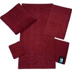 Handtuch-Set von Ross, in der Farbe Rot, aus Baumwolle, andere Perspektive, Vorschaubild