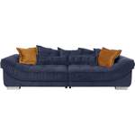 Bigsofa von INOSIGN, in der Farbe Blau, aus Stoff, andere Perspektive, Vorschaubild