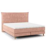 Boxspringbett von Mørteens, in der Farbe Rosa, aus Massivholz, andere Perspektive, Vorschaubild