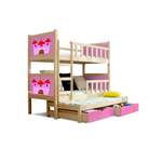 Kinderbett von Stylefy, in der Farbe Rosa, aus Holzwerkstoff, andere Perspektive, Vorschaubild