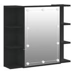 Bad-Spiegelschrank von vidaXL, in der Farbe Schwarz, aus Holzwerkstoff, andere Perspektive, Vorschaubild