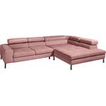 Ecksofa von GALLERY M branded by Musterring, in der Farbe Rosa, andere Perspektive, Vorschaubild