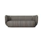 2/3-Sitzer Sofa von ferm LIVING, in der Farbe Schwarz, aus Polyester, Vorschaubild