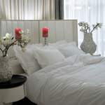 Bettwäsche-Garnitur von Damai, in der Farbe Weiss, aus Stoff, Vorschaubild