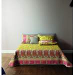 Bettwäsche-Garnitur von Bassetti, in der Farbe Gelb, aus Satin, andere Perspektive, Vorschaubild