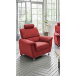 Relaxsessel von Livetastic, in der Farbe Rot, aus Textil, andere Perspektive, Vorschaubild