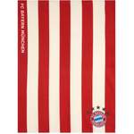 Bettuberwurf von FC Bayern München, in der Farbe Weiss, aus Baumwolle, andere Perspektive, Vorschaubild