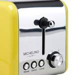 Toaster von Michelino, in der Farbe Gelb, aus Kunststoff, andere Perspektive, Vorschaubild