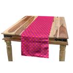Tischläufer von Abakuhaus, in der Farbe Rosa, aus Polyester, andere Perspektive, Vorschaubild