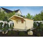 Gartenhaus von Kiehn-Holz, in der Farbe Beige, aus Naturbelassen, andere Perspektive, Vorschaubild