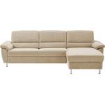 Ecksofa von CALIZZA INTERIORS, in der Farbe Beige, aus Flachgewebe, andere Perspektive, Vorschaubild