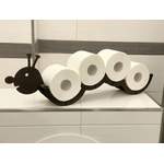 Toilettenpapierhalter von DanDiBo, in der Farbe Schwarz, aus Holz, andere Perspektive, Vorschaubild