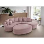 Sitzhocker von Livetastic, in der Farbe Rosa, aus Textil, andere Perspektive, Vorschaubild